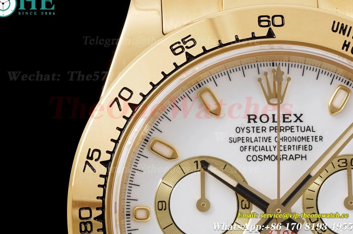 SA4130 116508 White Stk YG YG KING Daytona 40mm 0206